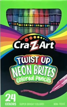 24pck neon brites CraZart