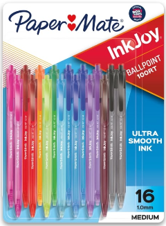 16 pck paper mate plumas de colores