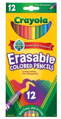 crayola (colores borrables) 12 pack
