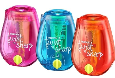 3 pck sacapuntas Bostitch