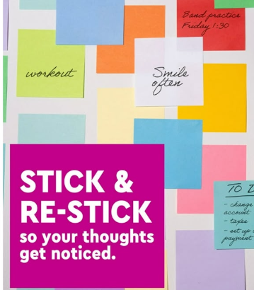 post-it  3inx3 azul 1pad