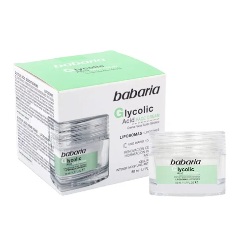 Babaria Crema Facial De Acido Glicolico x 50 ML