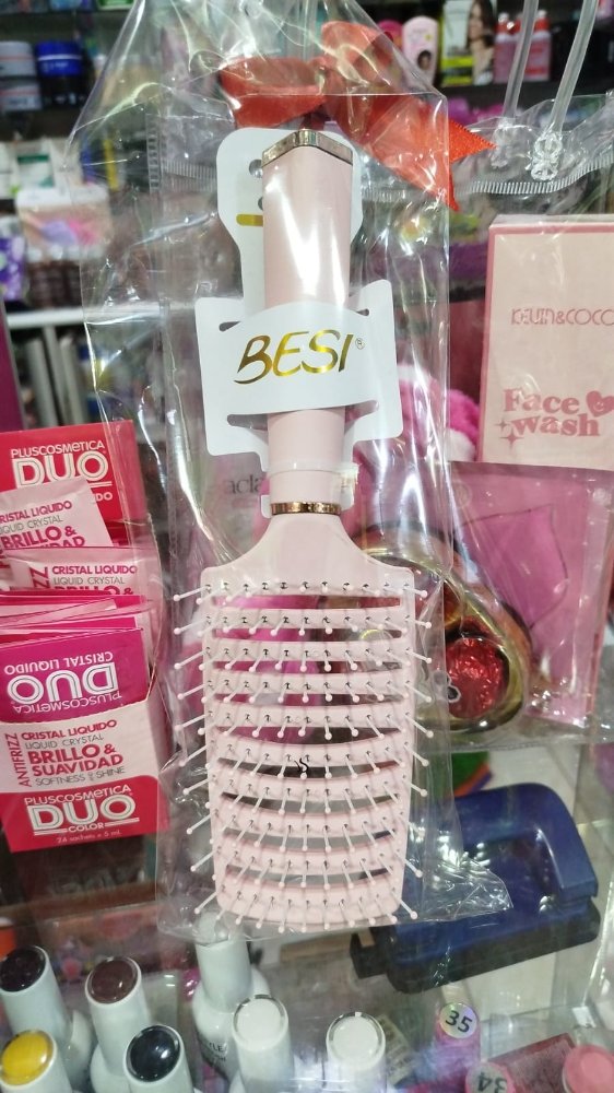 Besi Cepillo Esqueleto Rosado x 1 Unidad