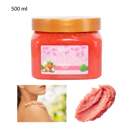 Atrevete Flower Secret Exfoliante De Fresa Tapa Dorada x 500 GR
