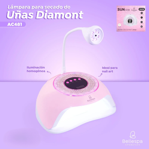 Bellespa Lampara De Uñas De 268 Wats Con Pedreria Y lamparita (AC-481)