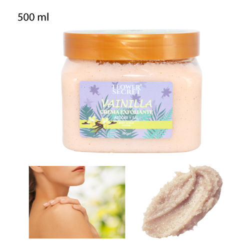Atrevete Flower Secret Exfoliante De Vainilla Tapa Dorada x 500 GR