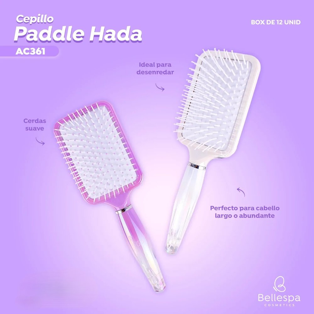 (Sagita) Bellespa Cepillo Cuadrado Punta Transparente x 1 Unidad