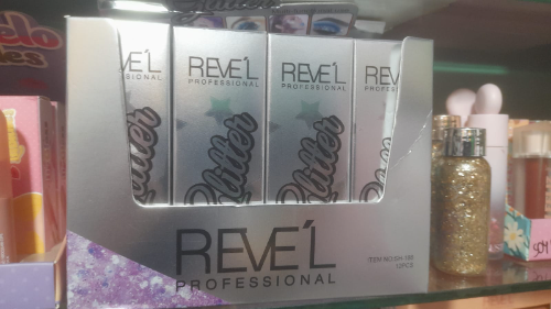 (Sagita) Revel Gel Gliter Maquillaje Y Cabello x 1 Unidad