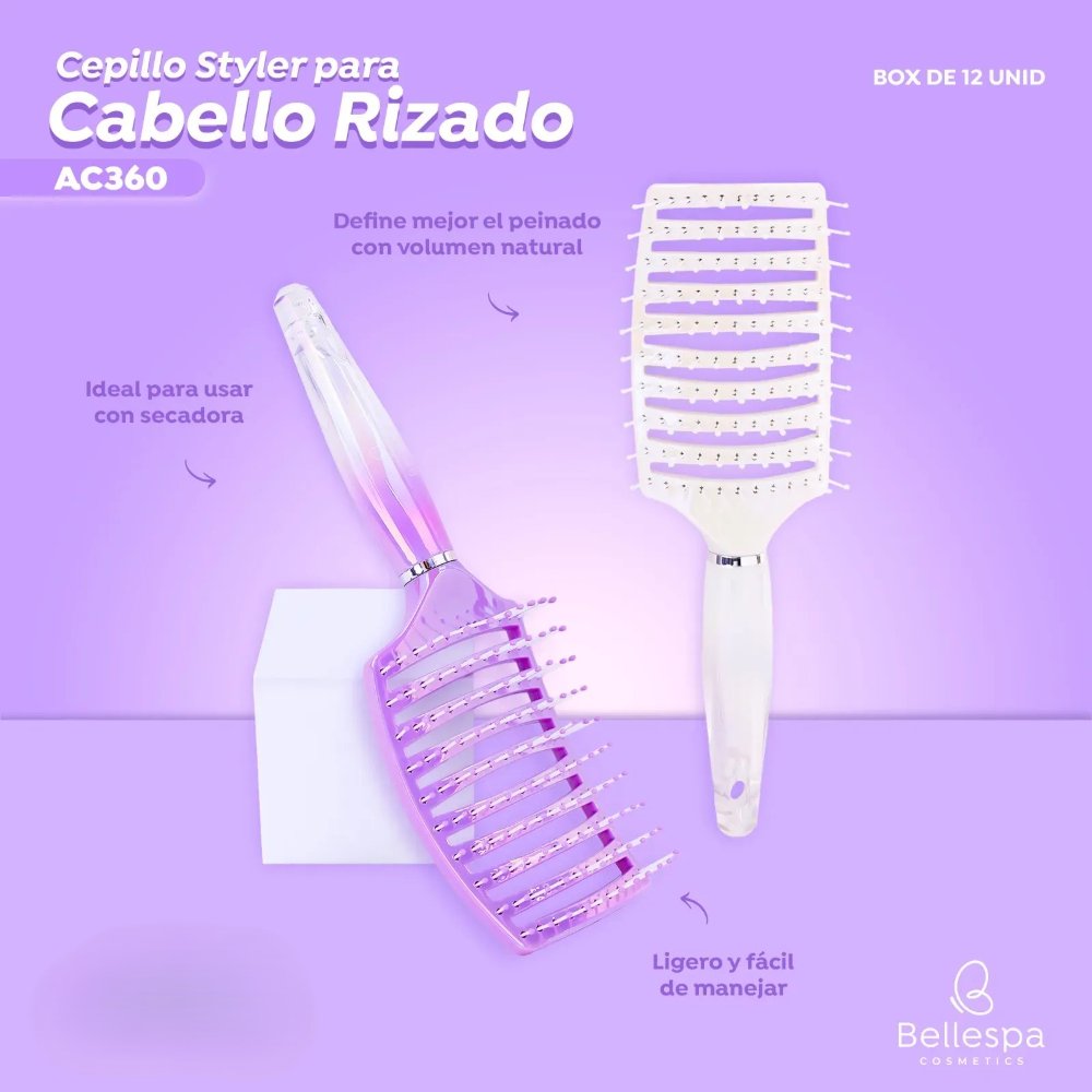 (Sagita) Bellespa Cepillo Esqueleto Punta Transparente x 1 Unidad