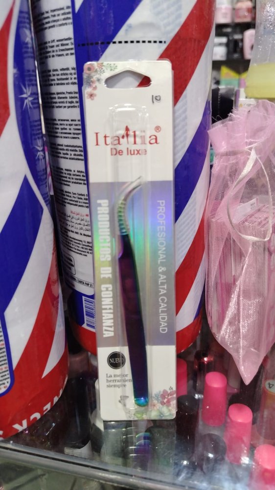 Atrevete Italia De Luxe Pinza L Para Pestañas Plateado x 1 Unidad