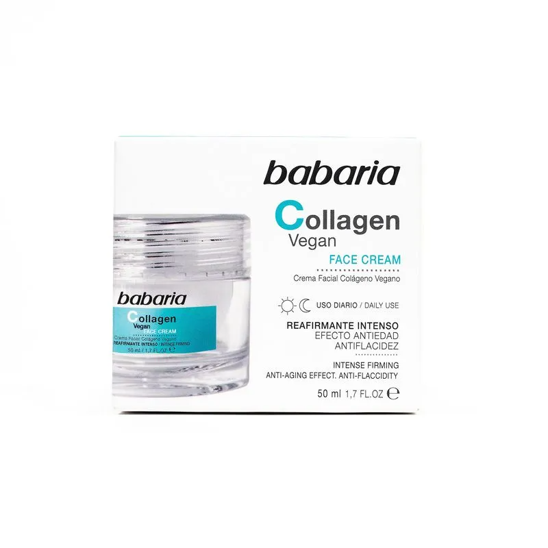 Babaria Crema Facial De Colageno x 50 ML