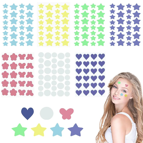 Beifa Parches Para Acne Corazones Y Estrellas De Colores x Unidad