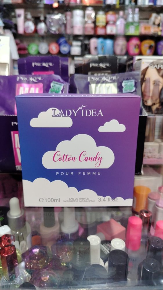 Atrevete Lady Idea Coton Candy Perfume Moradito x 1 Unidad