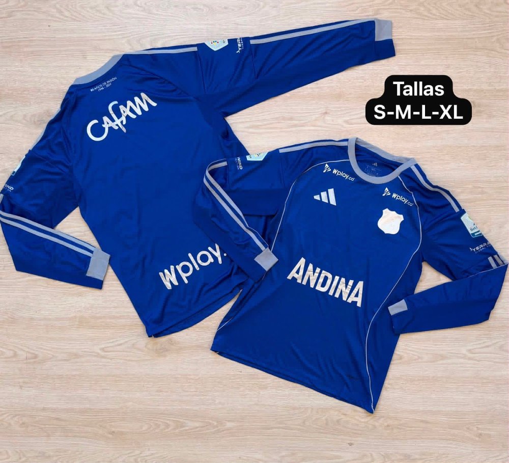 CAMISETAS MANGA LARGA FUTBOL COLOMBIANO