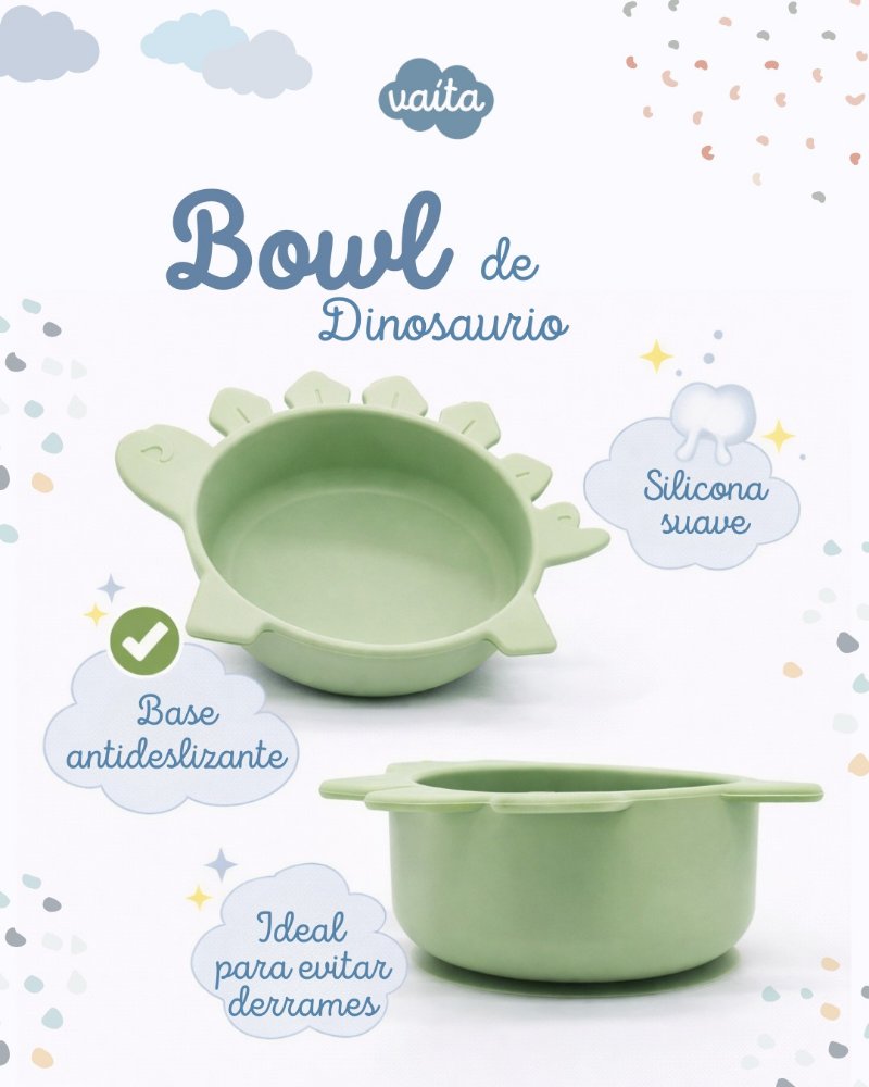 Bowl Silicona Dino