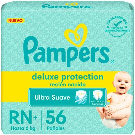 Pampers Deluxe RN mas 56un