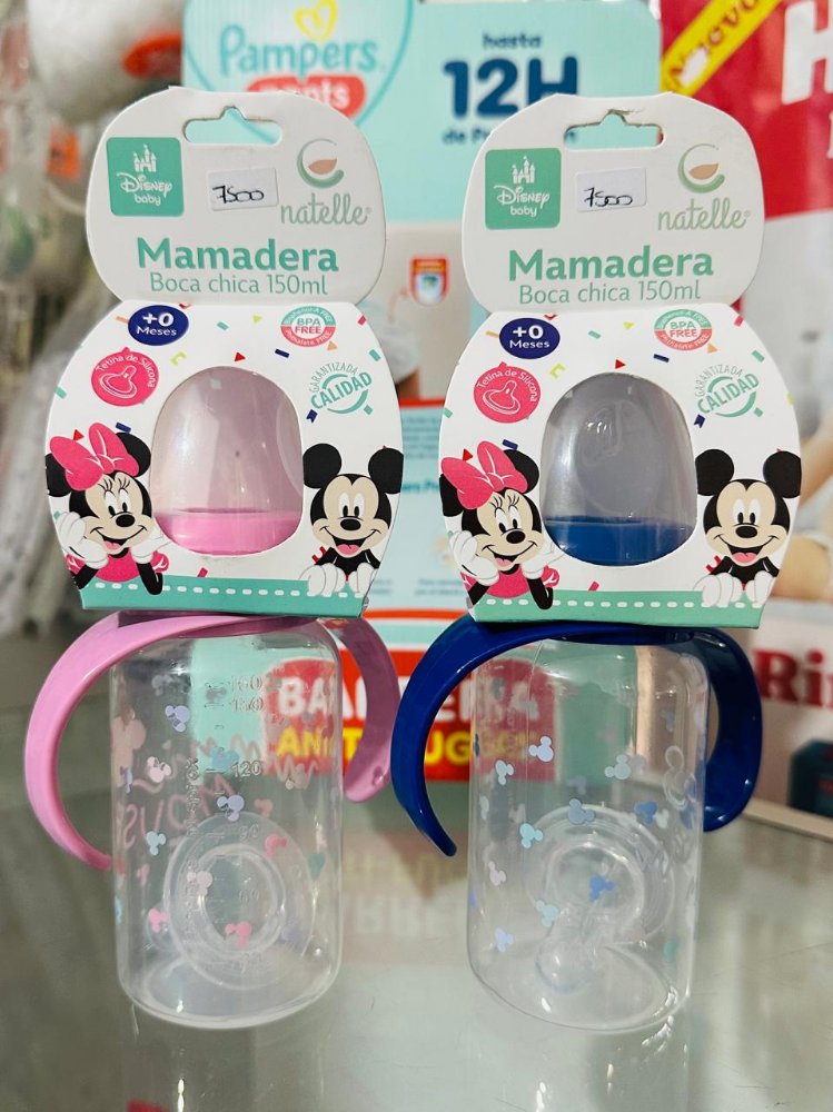 Mamadera Minnie y Mickey 0m 125ml