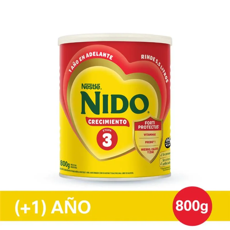 Leche Nido 3 Lata de 800g