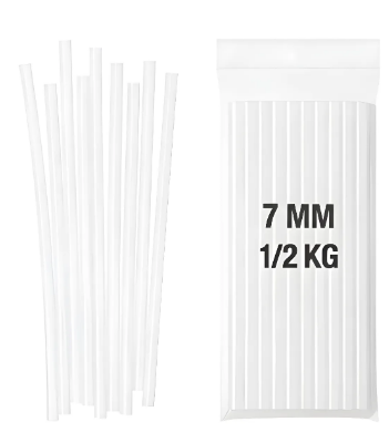 Barras De Silicona Tf3 7 Mm Finas P/pistola Eléctrica