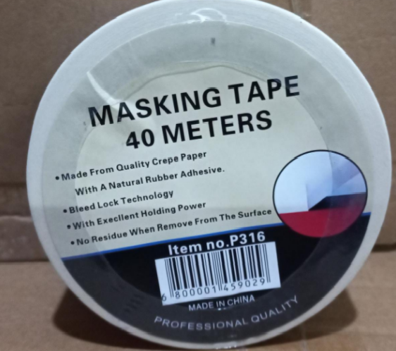 Cinta masking tape 50mm x 40 metros multiuso p316