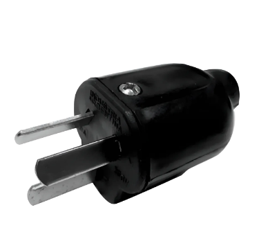 FICHA MACHO C/NEUTRO AXIAL NEGRO