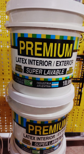 Pintura latex blanco linea Premium x 10 Litros