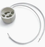 ZOCALO GU10 C/CABLE 20CM TREFI