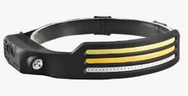 LINTERNA FRONTAL MINERO TRIPE LED CON SENSOR