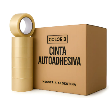 Cinta Adhesiva Ancha Para Embalaje 48mm X 40m Color 3