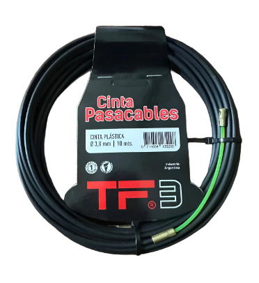 Cinta Pasacables Plástica Helicoidal de 3.8mm para Uso Profesional