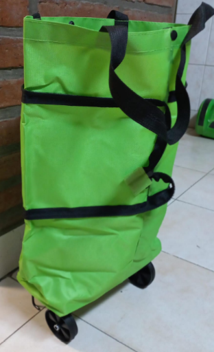 BOLSO PLEGABLE DE COMPRAS CON RUEDAS