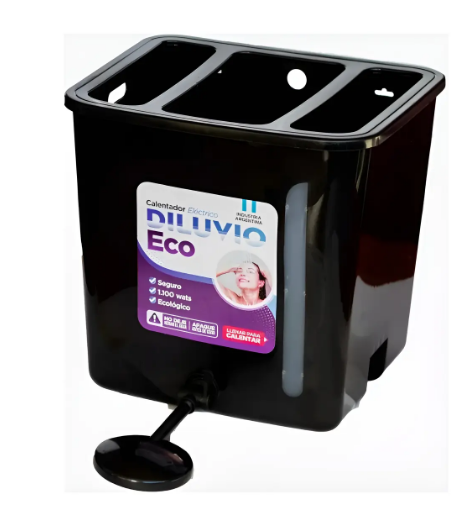 Ducha Electrica Calefon Diluvio Eco Plástico Pvc