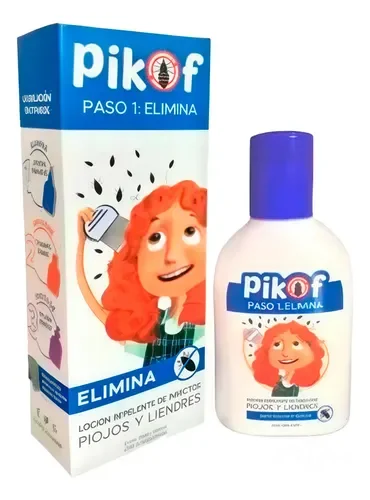PIKOF PIOJOS LOCION PASO 1 ELIMINA 120ML