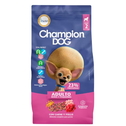 CHAMPION DOG ADULTO RAZA PEQUEÑA 18KG