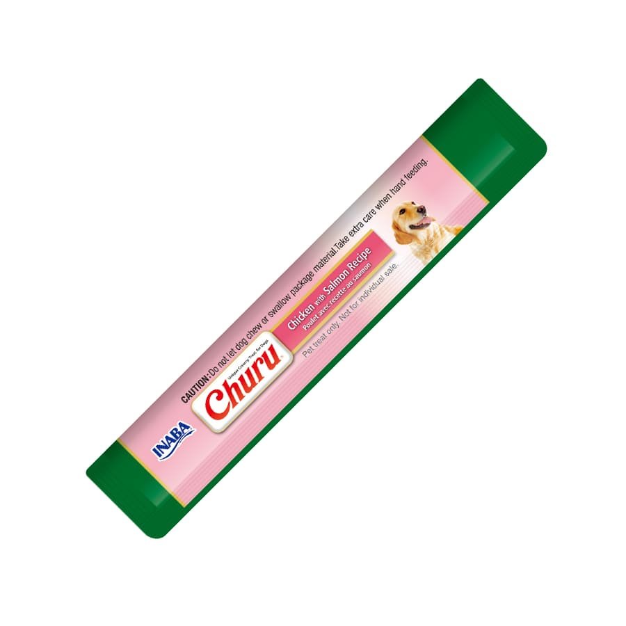 CHURU PERRO SABOR POLLO SALMÓN 1 UNIDAD