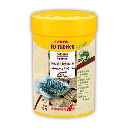 TUBIFEX, GOLOSINA SERA 100ML ALIMENTO PECES
