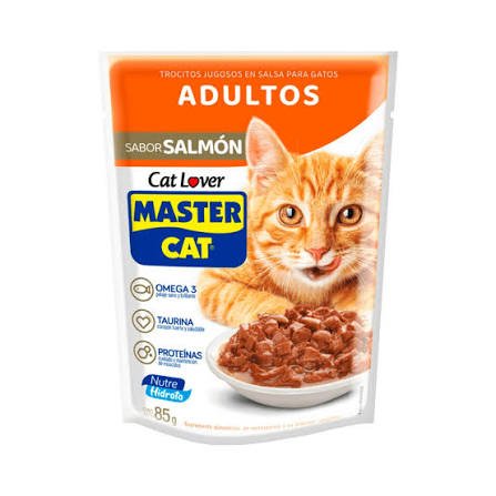 SACHET MASTER CAT ADULTO SABOR SALMÓN 85GR