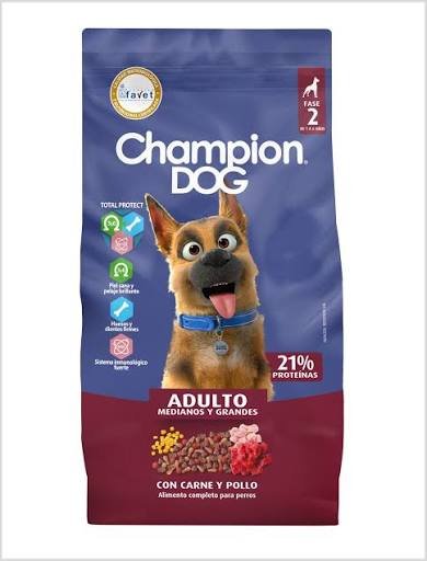 CHAMPION DOG ADULTO SABOR CARNE 18KG
