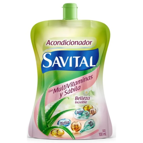 ACONDICIONADOR SAVITAL MULTIVITAMINAS  *100 ML