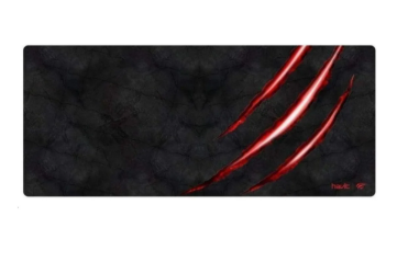 Mouse Pad gamer Havit HV-MP860 de goma xl 30cm x 70cm x 3mm negro/rojo