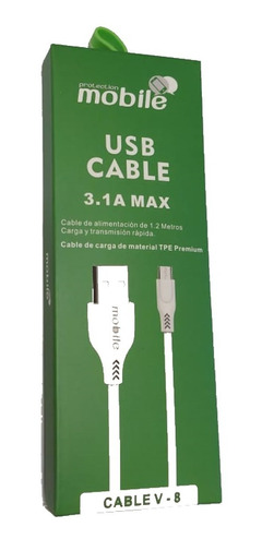 CABLE MOBILE USB A MICRO 3.1 MAX 1.2M
