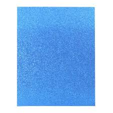 FOAMI ESCARCHADO D/CARTA AZUL CIELO