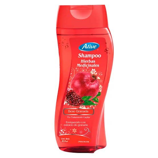 CHAMPU ALIVE 413ML, BESO GRANADA