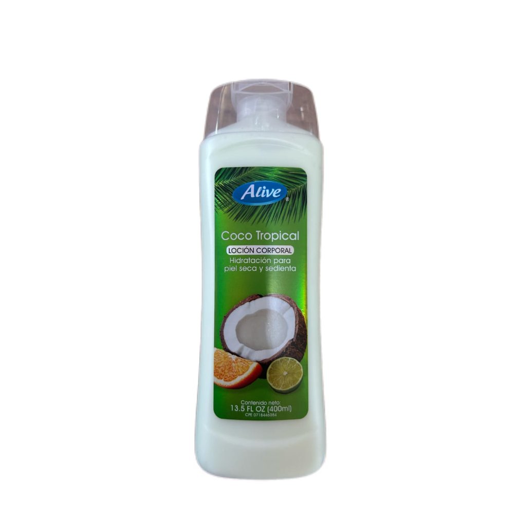 CREMA CORPORAL ALIVE 400G. COCO