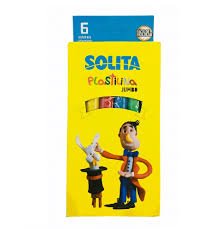PLASTILINA JUMBO SOLITA 6 UNIDADES