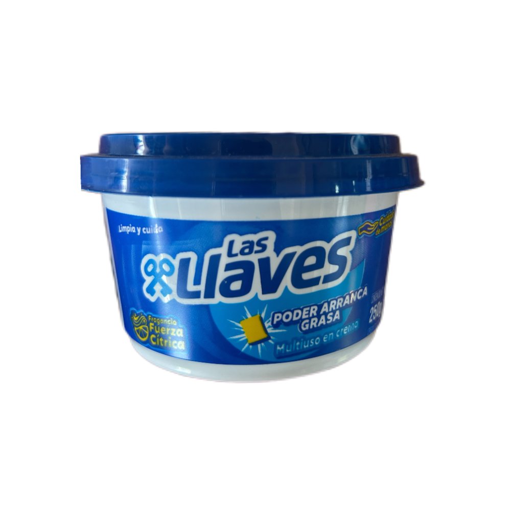 LAVAPLATOS CREMA LAS LLAVE 250G.