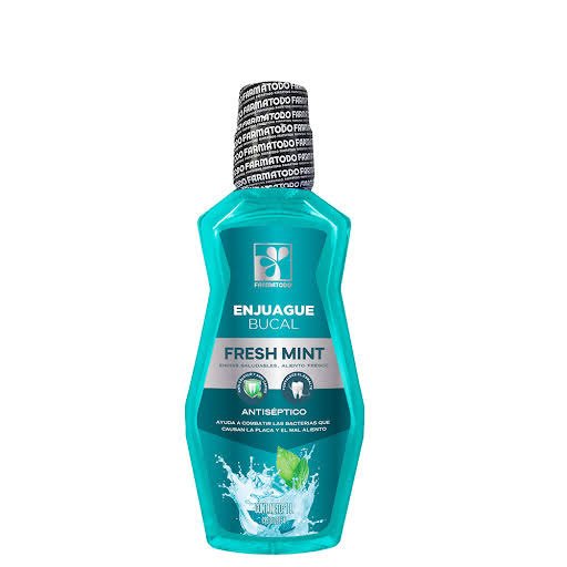 ENJUAGE BUCAL FRESH MINT FARMATODO 250ML.