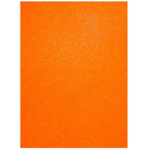 FOAMI ESCARCHADO D/CARTA NARANJA