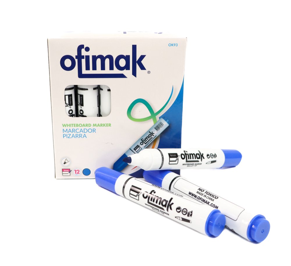 MARCADOR PARA PIZARRA AZUL OFIMAK