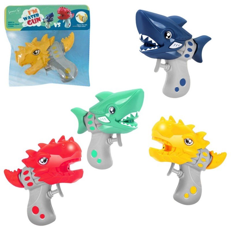 PISTOLA DE AGUA KIDS DINOSAURIO